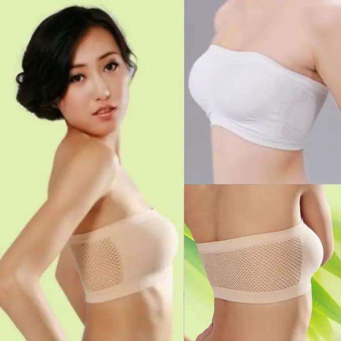 Soutien-gorge invisible sans bretelles pour femmes, sous-vêtement Sexy, push up, lingerie pour dames, respirant, court, bh