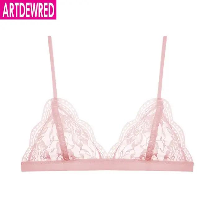 Soutien-gorge Sexy à bretelles ajustées pour femmes, Lingerie en Nylon, Lingerie confortable, dentelle, Ultra mince, sans couture