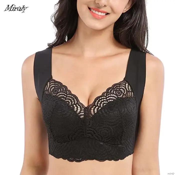 PrettyHealth-Soutien-gorge lifting injuste sexy en dentelle pour femme, soutien-gorge de sport, soutien-gorge lifting sans fil pour le sommeil, manipulation de la lymphité, d'effets et saillie