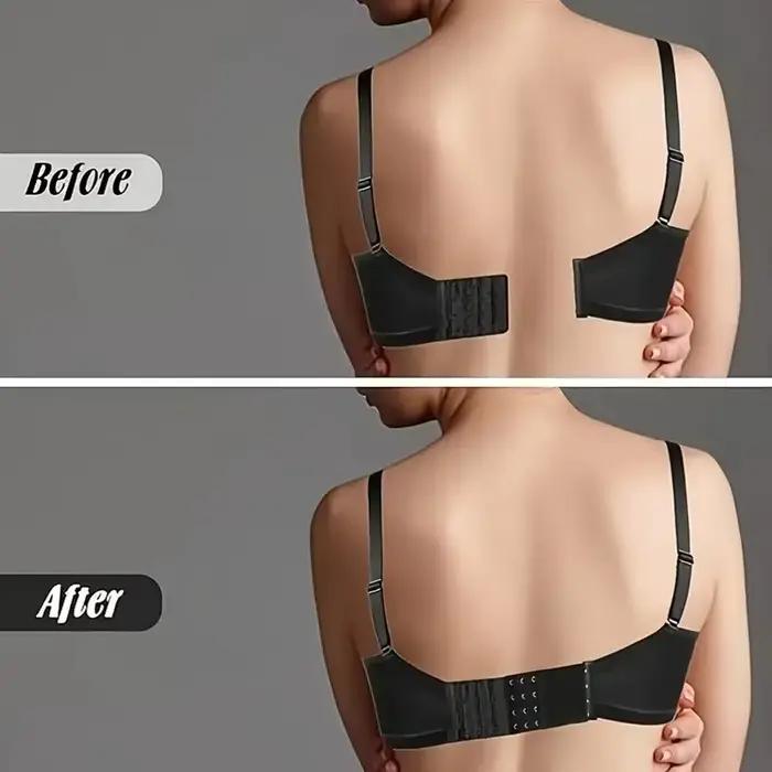4 pièces extensions de soutien-gorge 2 crochets/3 crochets/4 crochets rallonge de sangle de soutien-gorge élastique sangle d'extension de soutien-gorge pour les femmes grande taille doux et confortabl