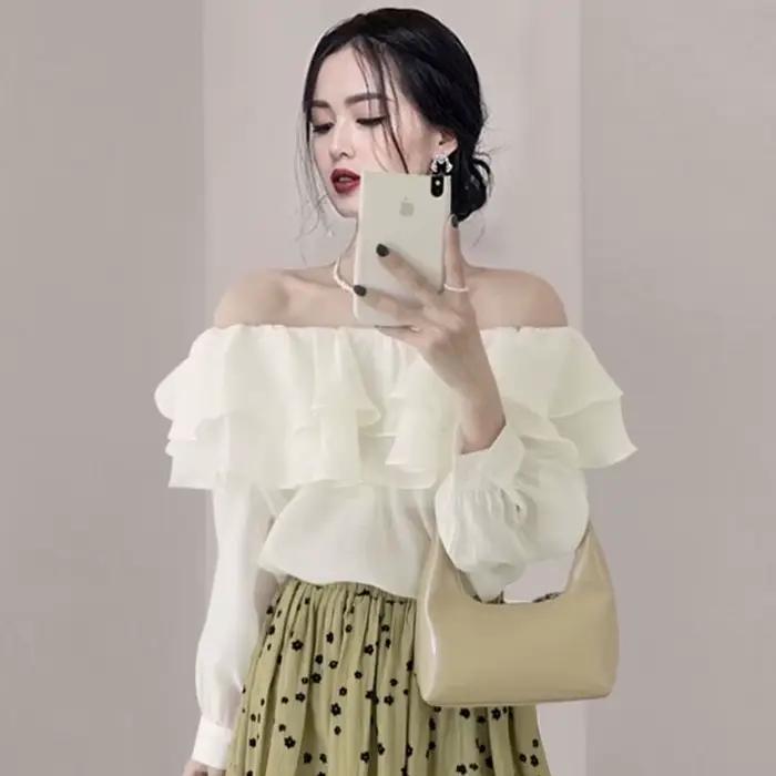 Elegantné kórejské lyocellové blúzky