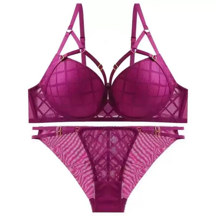 Logirlve mode femmes soutiens-gorge pansement noir Push Up soutien-gorge ensemble Sexy Lingerie dentelle broderie brassière rassembler ensemble de sous-vêtements