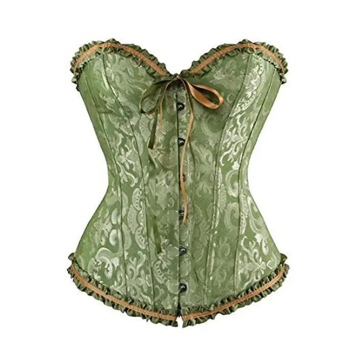 Bustier sexy en polyester avec dentelle et motifs floraux pour femmes, idéal pour mariage, soirée romantique, fête et photo