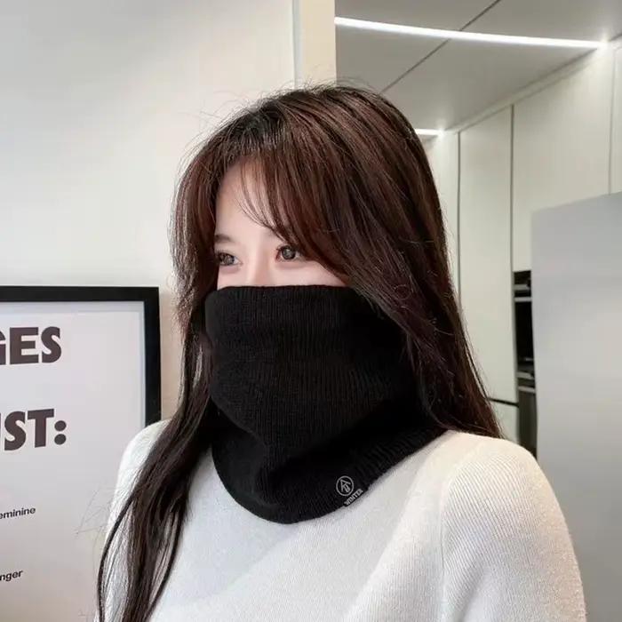 Pevný kašmírový snood šál pre mužov a ženy