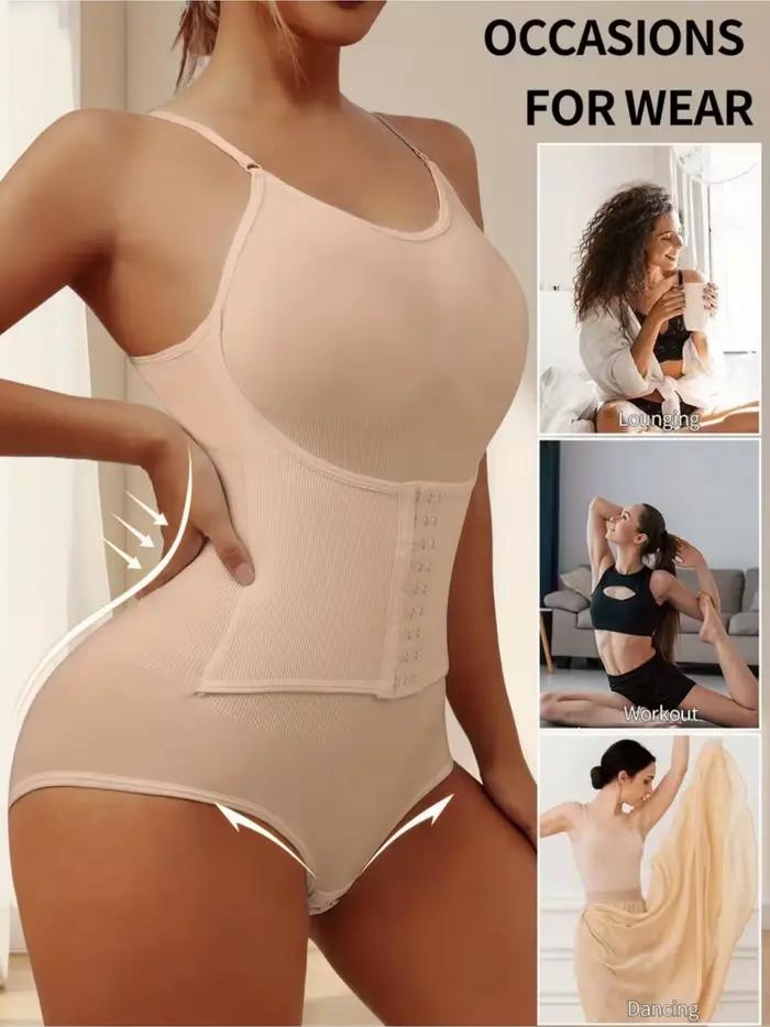 Jednofarebný tvarovací body pre ženy — Spevňujúci pás na ploché brucho