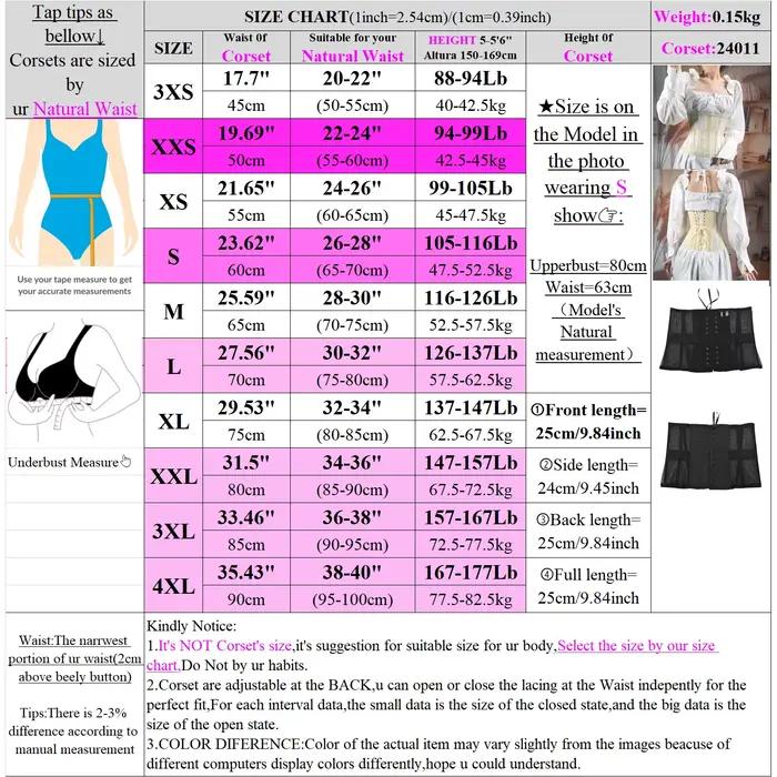 Corset amincissant pour femme avec 16 baleines en acier, en maille transparente, à lacets, rouge, noir, beige, du XXS au 5XL