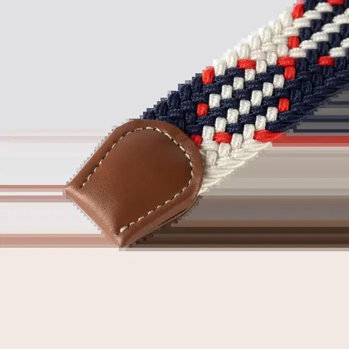 107/120/130 cm unisex ležérny pletený prackový opasok pre ženy tkaný plátno elastický rozťažný