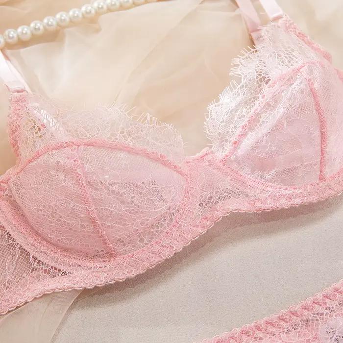 Sexy a elegantný 3-dielny fantazijný set s podväzkami