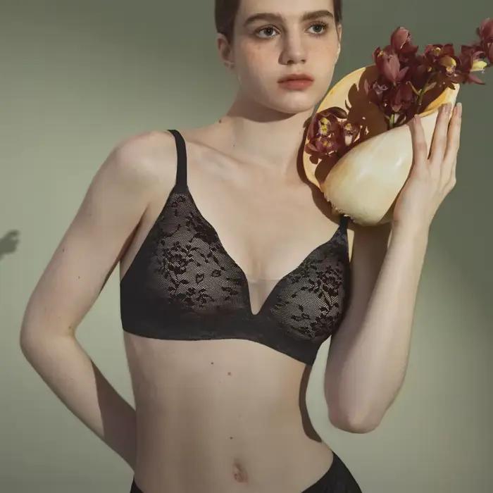 SUJIIN-Soutien-gorge push-up en dentelle sans couture pour femme, lingerie sexy, bralette confortable, soutiens-gorge de haute qualité