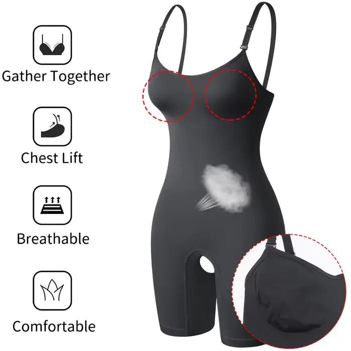 Body de soutien féminin invisible et confortable pour une silhouette affinée et relevée, idéal pour la grossesse et après l'accouchement
