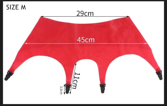 Latexový korzet s podväzkami