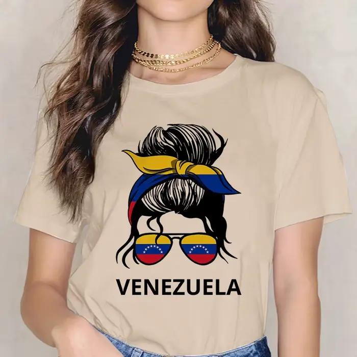 Dámske letné tričko s potlačou Venezuela Mange gotické