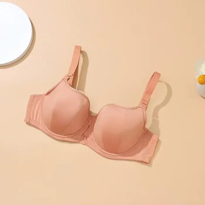 Soutien-gorge en élasthanne et polyamide pour femmes grandes tailles avec effet minimisant, bretelles réglables, tasse pleine, anti-affaissement, confort et élégance pour toutes les occasions