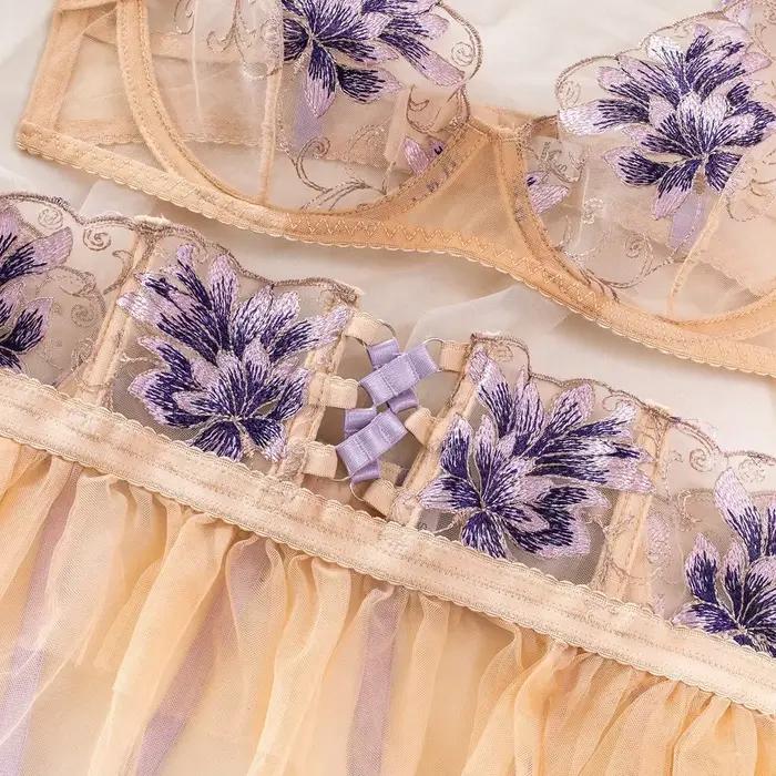 Femme Lingerie Femme Sexys sous-vêtements transparents pour femmes sans censure jarretière sous-vêtements fantaisie coupe Vs