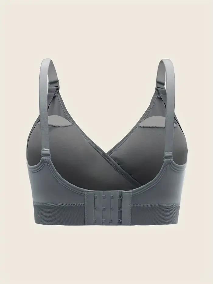 Ensemble de soutien-gorge d'allaitement respirant, sous-vêtements d'allaitement, soutien-gorge de grossesse, coupe complète, sans fil, confortable, 3 pièces