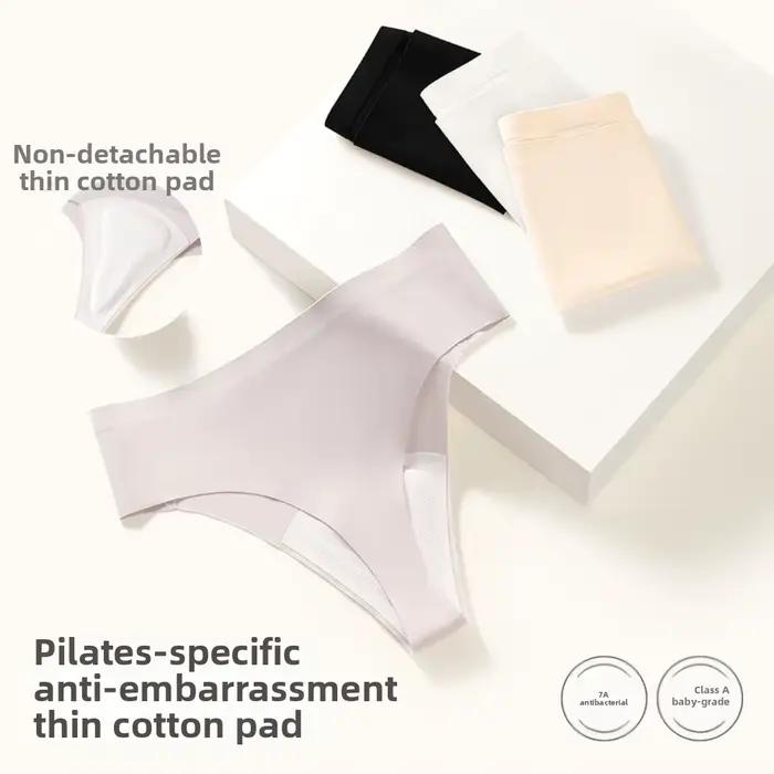 Culottes sans coutures anti-embarras, string en coton, culottes de sport et de yoga, culottes de fitness invisibles en soie glacée effet fesses galbées
