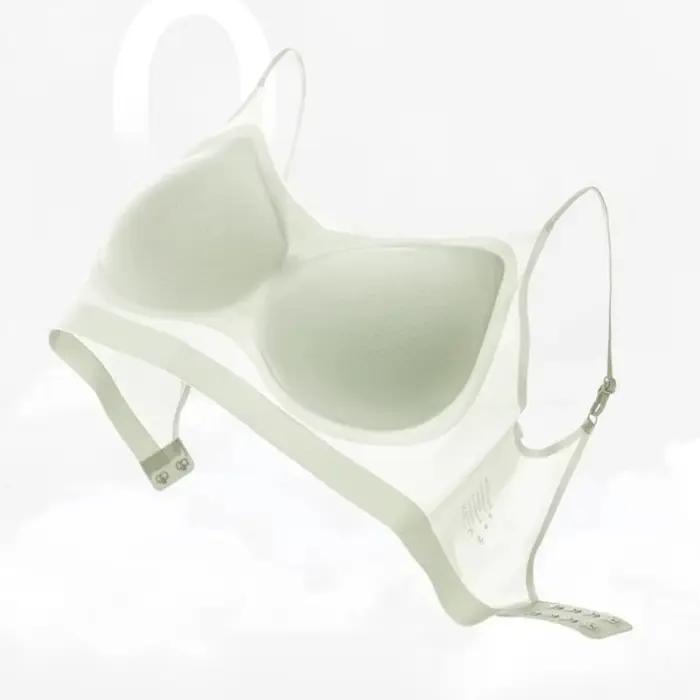 Soutien-gorge sans fil en soie glacée fine style coréen, anti-choc, sans traces, sans coutures, anti-affaissement, lingerie pour femme, yoga