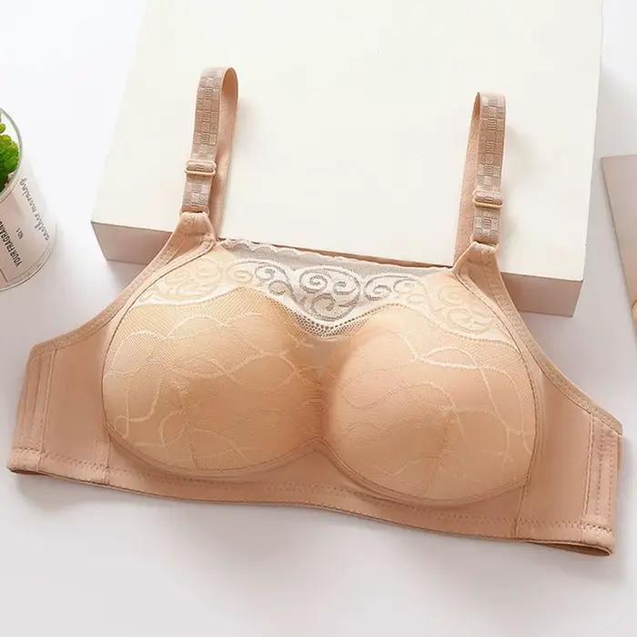Sexi čipkovaný bandeau podprsenka pre ženy Bezdrôtová sexy čipkovaná