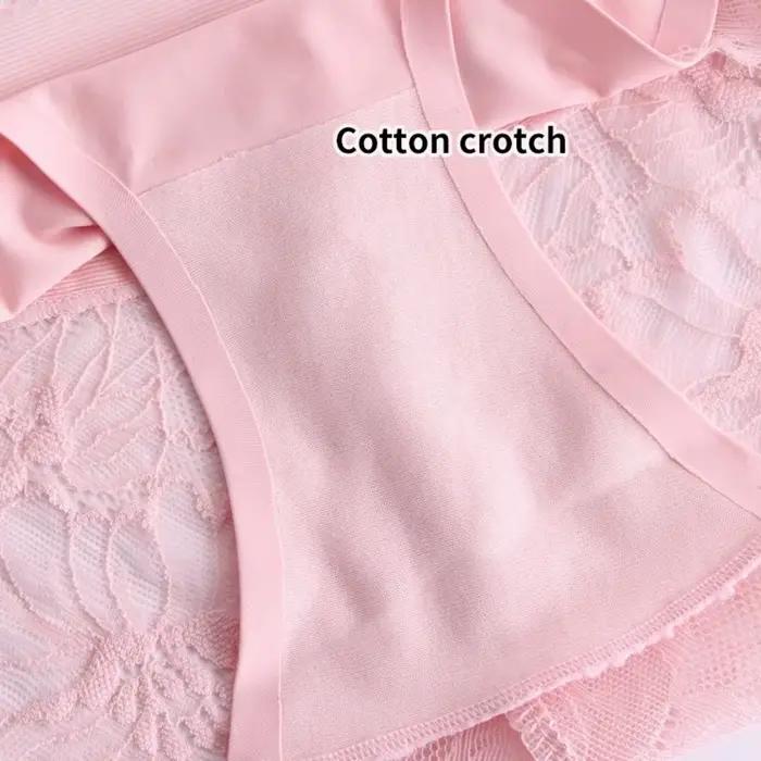 Čipkované sexy nohavičky bez švíkov Ice priesvitné nízke pásy pre ženy S-XL