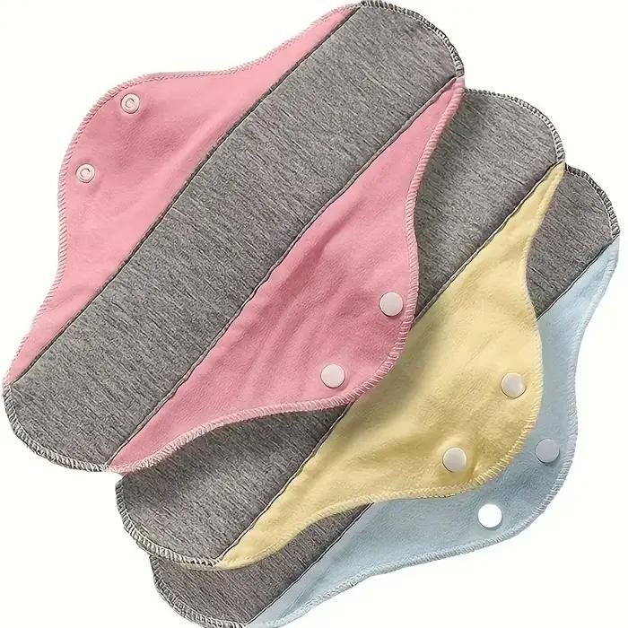 1/3/6 pièces Culottes absorbantes réutilisables en coton pour adultes, protège-slips, serviettes hygiéniques féminines, pour les règles et la prévention des fuites urinaires chez les personnes âgées
