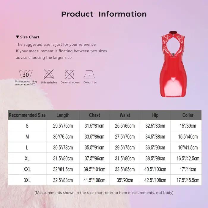 Mini robe moulante en PU brillant pour femmes, Lingerie transparente, dentelle florale, découpe, Sexy, hanche, Clubwear, Raves, Costume de fête en Club