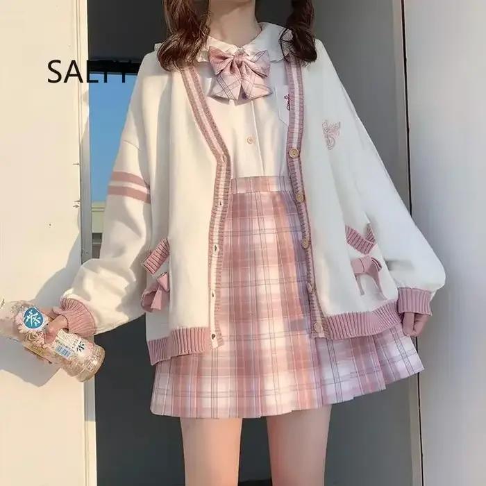 Japonský vyšívaný oversized cardigan pre ženy