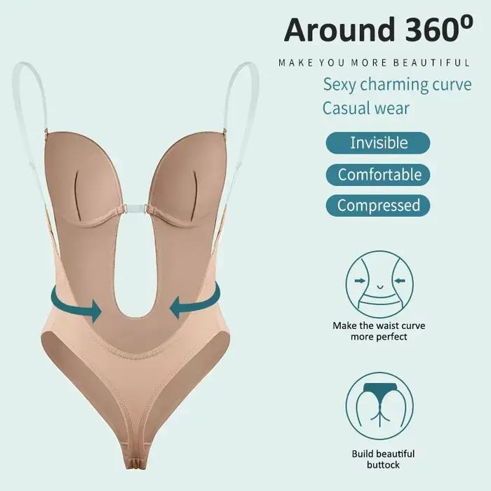 Sous-vêtement shaper pour femmes en polyester conception en V invisible sous les vêtements occasion spéciale et quotidienne