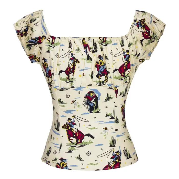 SISHION 2026 Vintage bavlnené tričká s potlačou pre ženy 50. a 60. roky WS0004 Rockabilly Výstrih do V Camisetas Topy ležérne