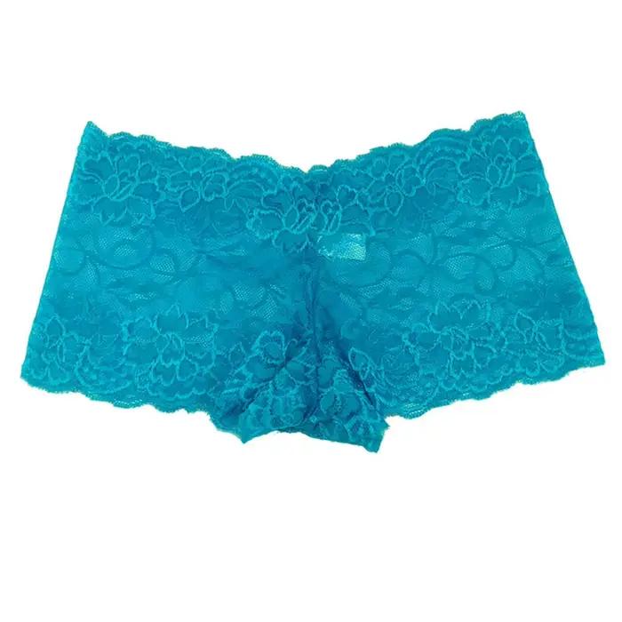 Culottes fines en dentelle pour femmes, sous-vêtements d'été bon marché, shorts transparents confortables, boxers pour femmes, vêtements intimes féminins