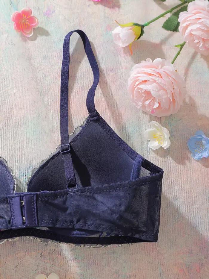 Soutien-gorge floral avec armatures pour femmes confortable pour tous les jours occasions spéciales et quotidiennes