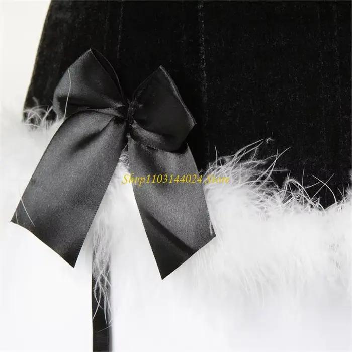N5ke Lingeries Noël pour femmes Costume Santa Sexy Bustier Corset Top Body Body Garter Lingeries Performances Vêtements