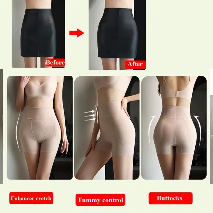 Dámske nohavičky so zdvihnutým zadkom s vysokým pásom