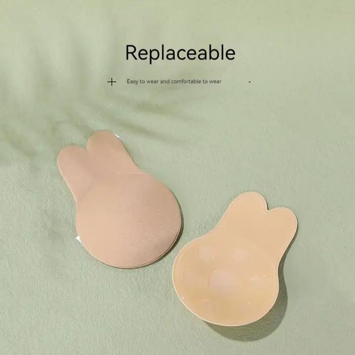 Coussinets de soutien-gorge en silicone auto-adhésifs pour femmes, couverture de soutien-gorge invisible sans bretelles, bande collante réutilisable, soutiens-gorge push-up