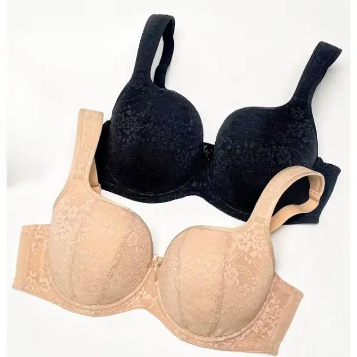 Soutien-gorge Grande Taille Confortable pour Femmes, Bonnets Complets en Dentelle avec Armatures, Anti-affaissement, Effet Minimiseur, Tailles 34/75-42/95, Bonnets DEFGH