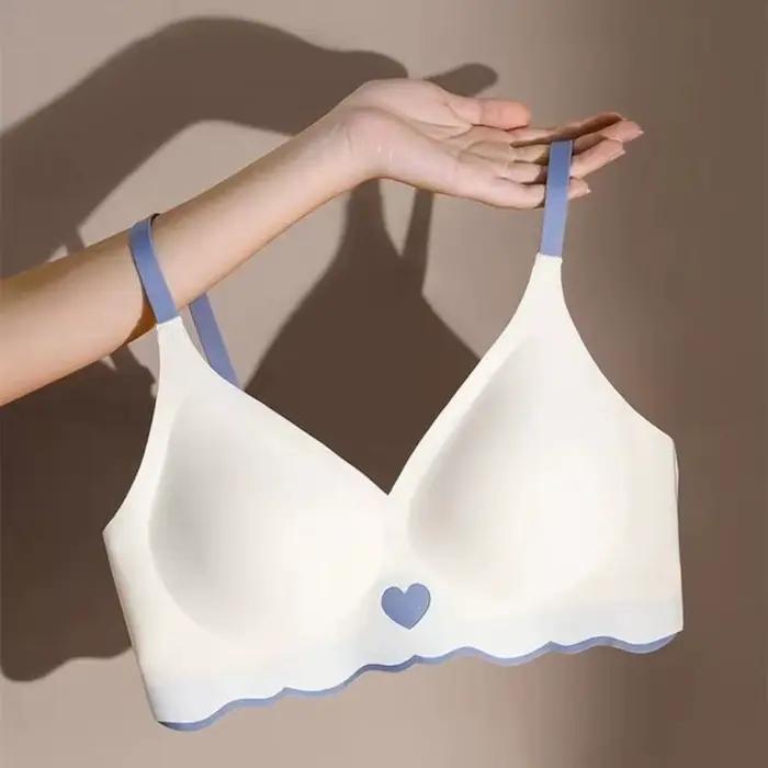 Soutien-gorge sans fil ajusté, antichoc, push-up, sans couture, effet galbant, réglable, pour le sport, pour filles et femmes