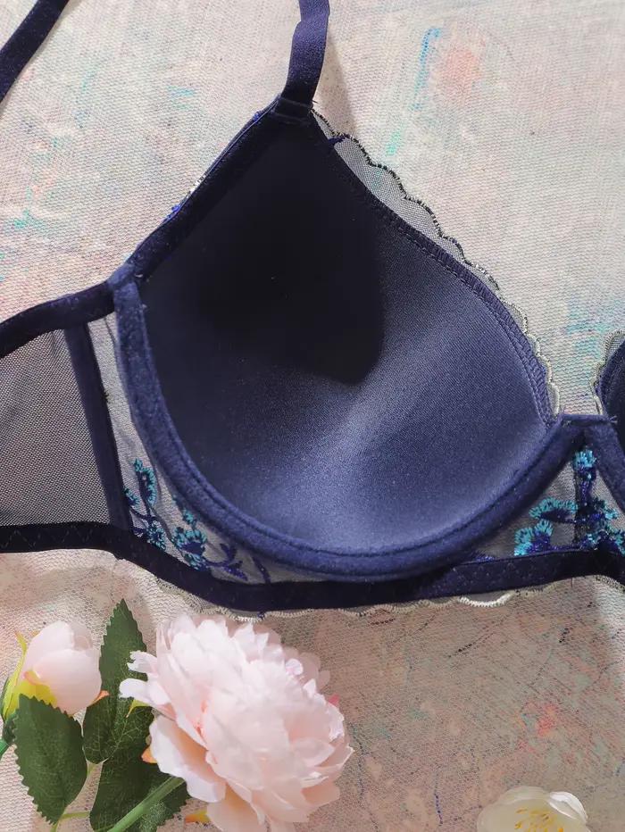 Soutien-gorge floral avec armatures pour femmes confortable pour tous les jours occasions spéciales et quotidiennes