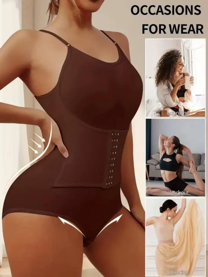 Jednofarebný tvarovací body pre ženy — Spevňujúci pás na ploché brucho