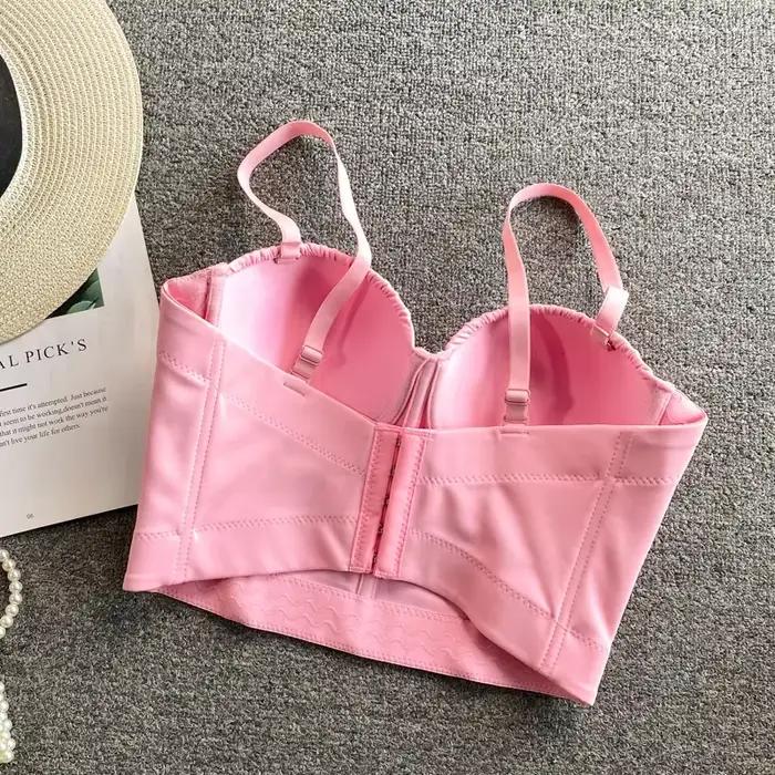Novinka pre ženy Bustier podprsenka 2025 módne leto pevná nastaviteľná ramienka Push up Bralet Sexy oblečenie nočný klub tielko topy