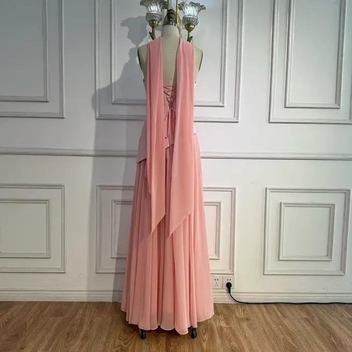 Serene Hill – robe de soirée longue, Corset lilas personnalisé, élégante, jupe fluide, pour femmes, LA73165, 2025