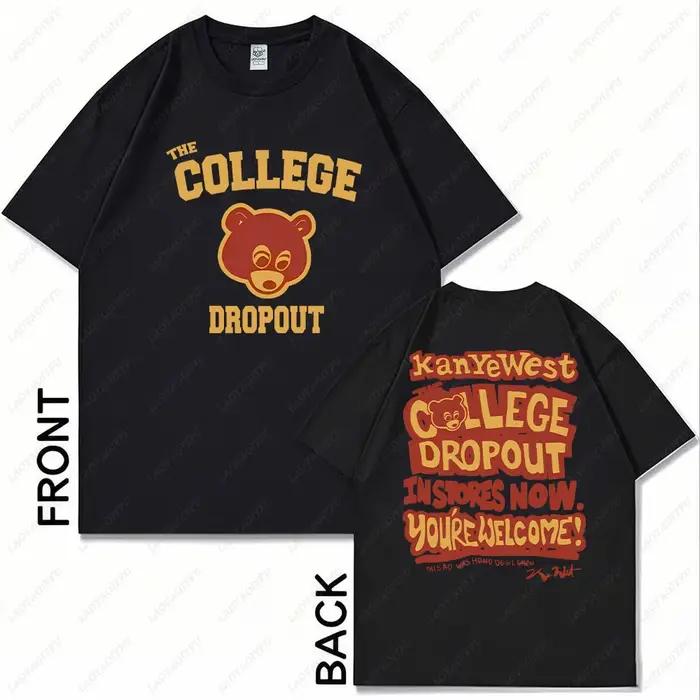 Kanye West najlepší slávny opustený grafický tričko pre mužov ženy Hip Hop Rap Vintage