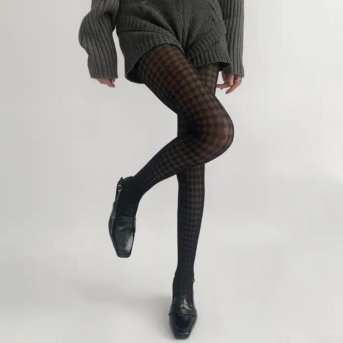 Collants noirs taille haute pour femmes, lingerie sexy, bas de cuisse, bonneterie féminine, collants, bas de corps