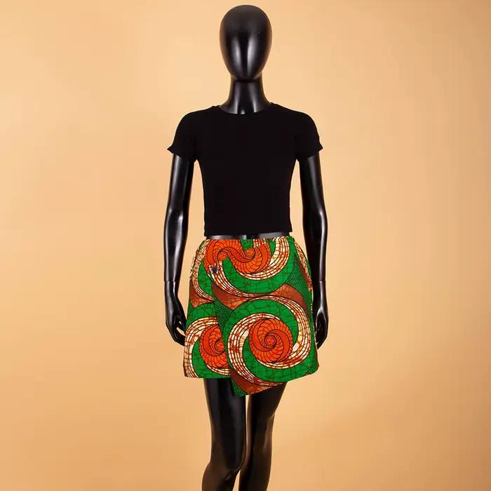 Krátke africké potlačené minisukne pre ženy