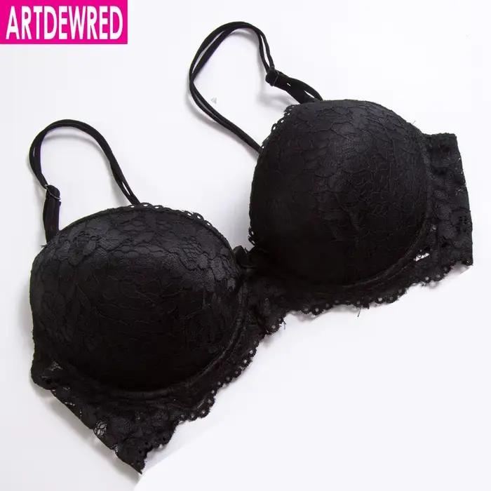 ARTDEWRED ženy Sexy bralette veľká veľkosť čipkovaná spodná bielizeň Push Up podprsenky 75 80 85 90 95 B C D intímne