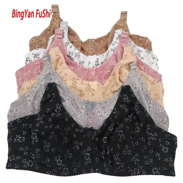 Pohodlná bavlnená podprsenka pre ženy Push Up s kosticami a plnými košíčkami Sexy veľké veľkosti 115E 110E 105E 100E 95E 90E 85D C19