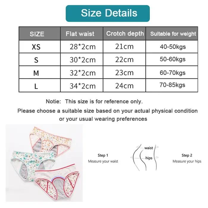3 pièces/ensemble culotte menstruelle anti-fuite sous-vêtements menstruels pour filles pantalons Sexy sous-vêtements physiologiques nouveau produit slips imperméables