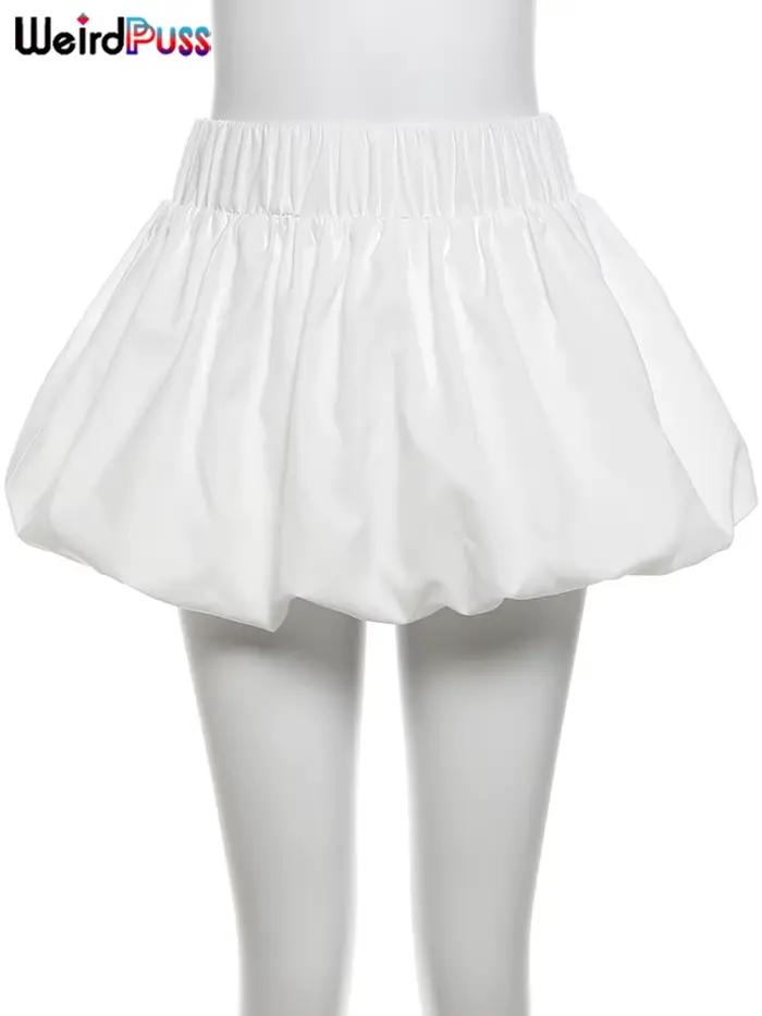 nibber Jupes de bal pour femmes, style Y2K Hottie Chic, tendance estivale, mini-jupes à taille haute, basiques pour anniversaire, streetwear, basiques audacieux