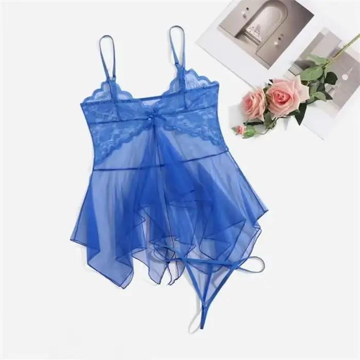 Nová sexy bielizeň pre rafinované ženy: Elegantný intímny set z čipky a priesvitného tylu pre rozprávkové noci