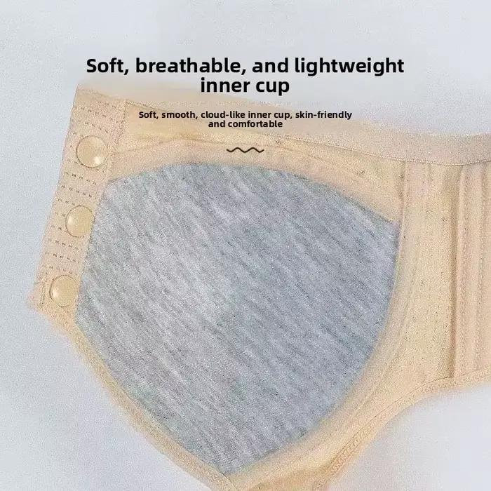 Soutien-gorge pour femmes de style traditionnel confortable et respirant, conception de boucle avant, bonnet fin, grande taille, modèle fin pour l'aplatissement de la si...