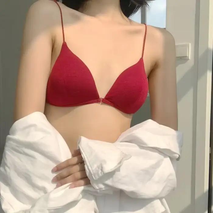 Soutien-gorge Sexy pour femmes, haut tubulaire, haut court, dos sans couture, sous-vêtements de sport de plein air, en coton, brassière