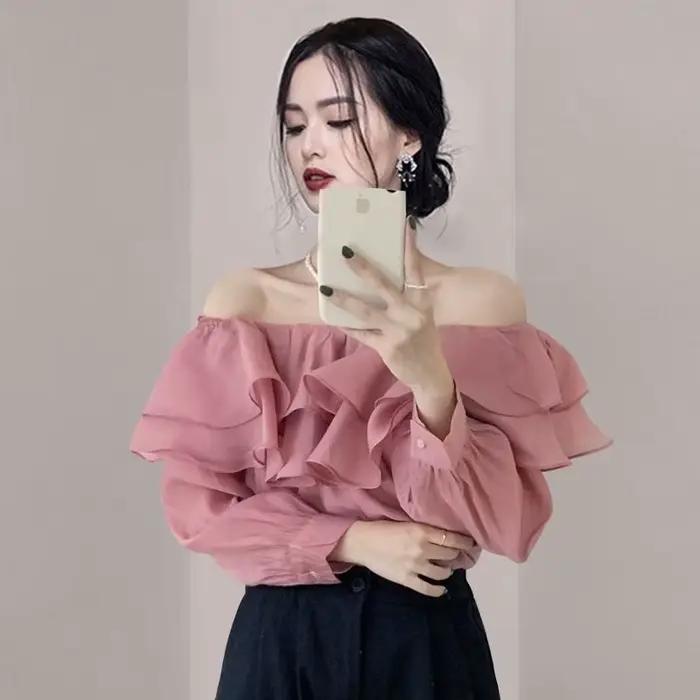 Elegantné kórejské lyocellové blúzky